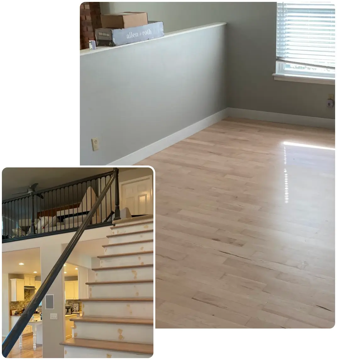 Buff and Shine Hardwood Floors